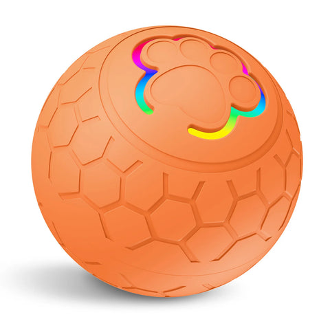 Smart Interactive Dog Ball – USB Rechargeable LED Bouncing Toy