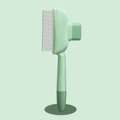 One-Button Self-Cleaning Pet Comb – Hair Remover for Cats & Dogs